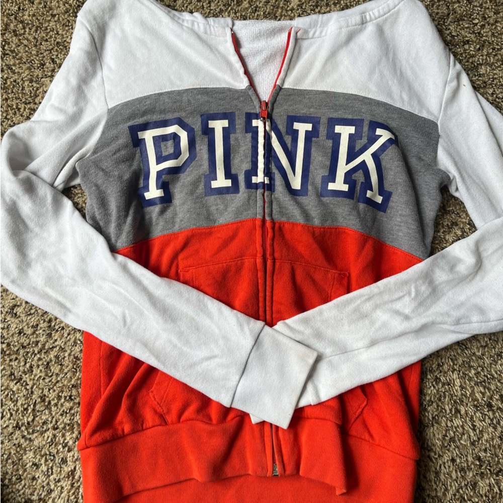 PINK/ Victoria Secret Zip Up Hoodie